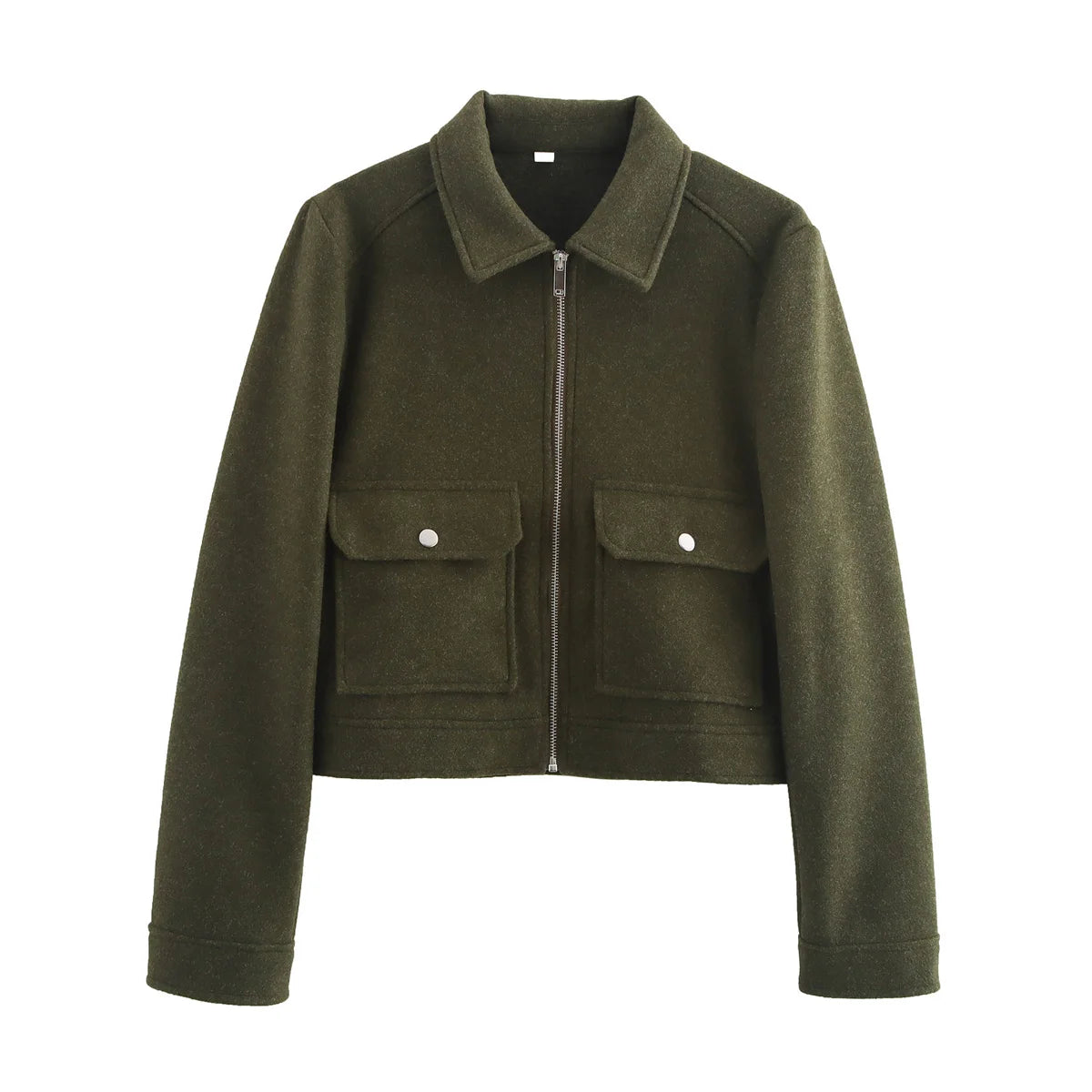 SLTNX Women's Zipper Jacket Coat Elegant Women's Jacket