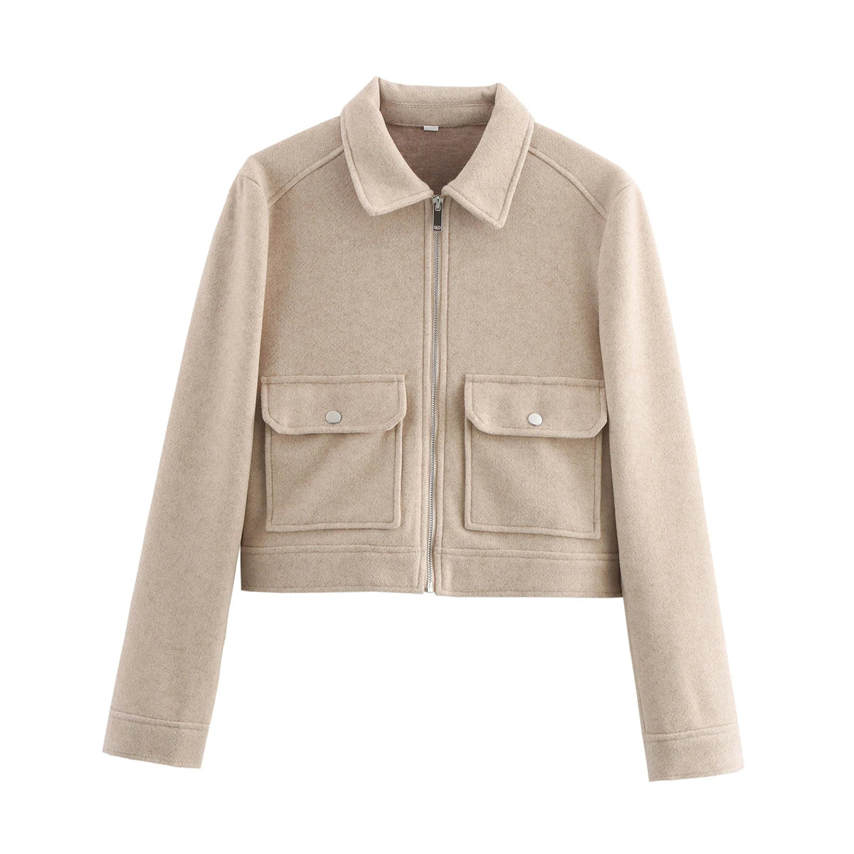 SLTNX Women's Zipper Jacket Coat Elegant Women's Jacket