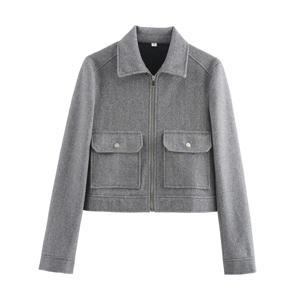 SLTNX Women's Zipper Jacket Coat Elegant Women's Jacket
